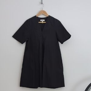 COS Black A-Line Mini Dress with Raglan Sleeves
